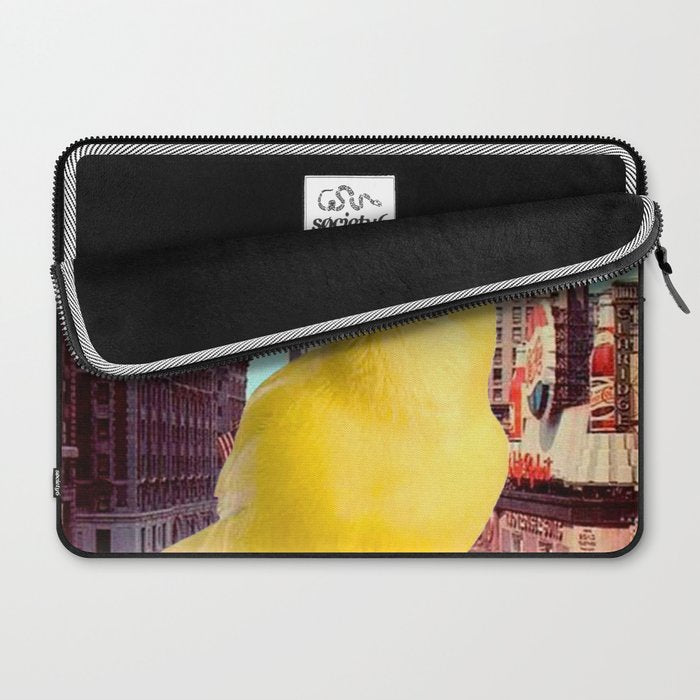 Canary in the City Laptop Sleeve Gallery Image 2