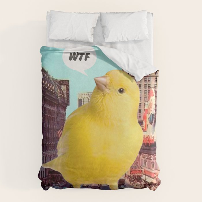 Canary in the City Duvet Cover Gallery Image 6