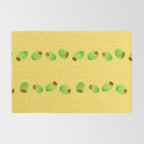 Olive Snack in Green & Yellow Rug Gallery Image 2