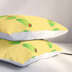 Olive Snack in Green & Yellow Pillow Sham Gallery Image 3