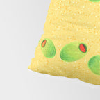 Olive Snack in Green & Yellow Pillow Sham Gallery Image 4