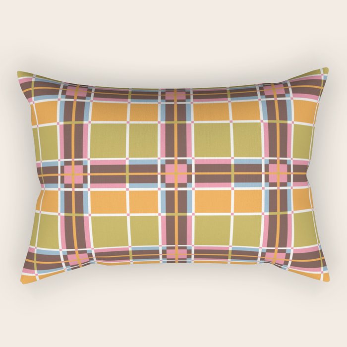 Bold Lines and Blocks Rectangular Pillow Gallery Image 2