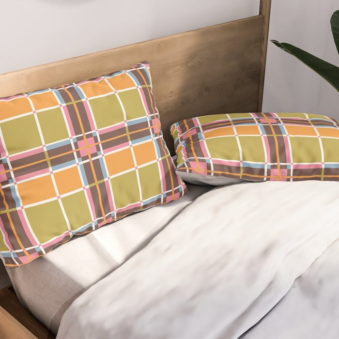 Bold Lines and Blocks Pillow Sham Gallery Image 2