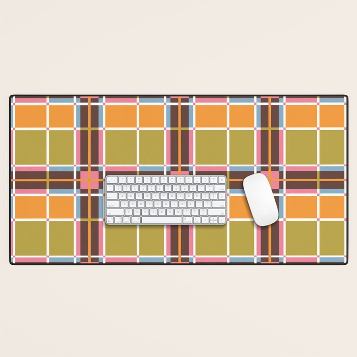 Bold Lines and Blocks Desk Mat Gallery Image 1