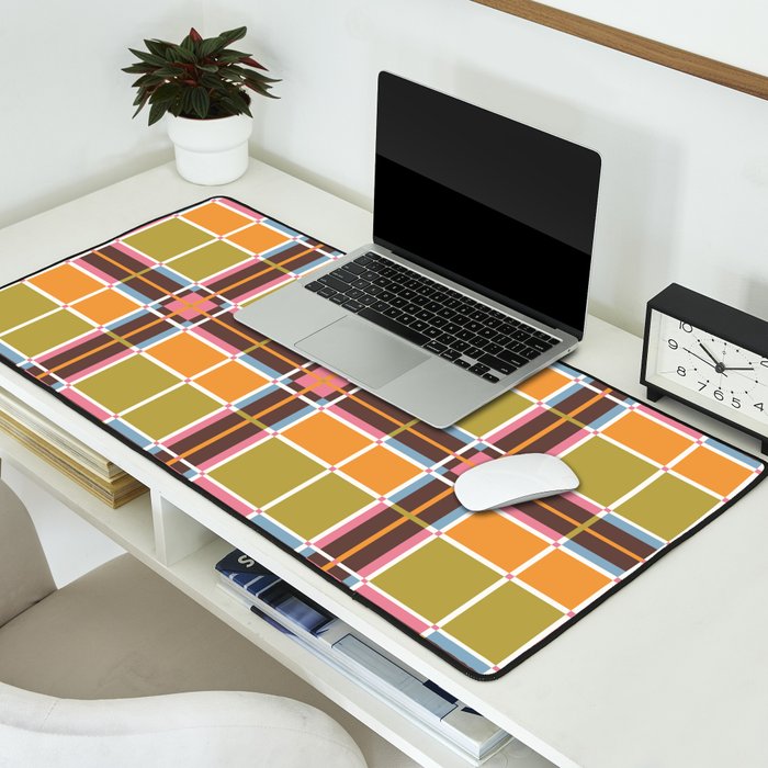 Bold Lines and Blocks Desk Mat Gallery Image 2