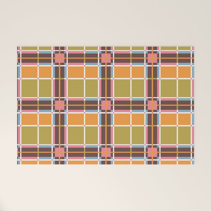 Bold Lines and Blocks Welcome Mat Gallery Image 1