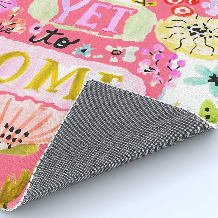 The Best is Yet to Come Pink Rug Gallery Image 4