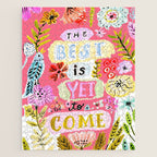 The Best is Yet to Come Pink Jigsaw Puzzle Gallery Image 1