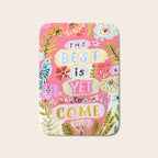 The Best is Yet to Come Pink Bath Mat Gallery Image 1