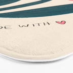 Made with Love - Textured Flower  Bath Mat Gallery Image 3