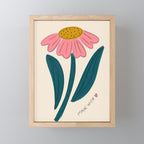 Made with Love - Textured Flower  Mini Art Print Gallery Image 1