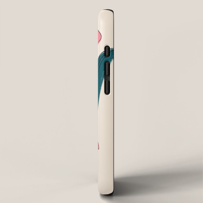 Made with Love - Textured Flower  iPhone Case Gallery Image 2