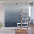 Ocean Watercolor Painting No.2 Wall Mural Gallery Image 1