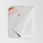 Whimsical Vintage Carousel Ride Throw Blanket Gallery Image 3