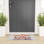 Whimsical Vintage Carousel Ride Welcome Mat Gallery Image 3