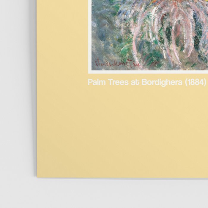 Monet Palm Trees Poster Gallery Image 3
