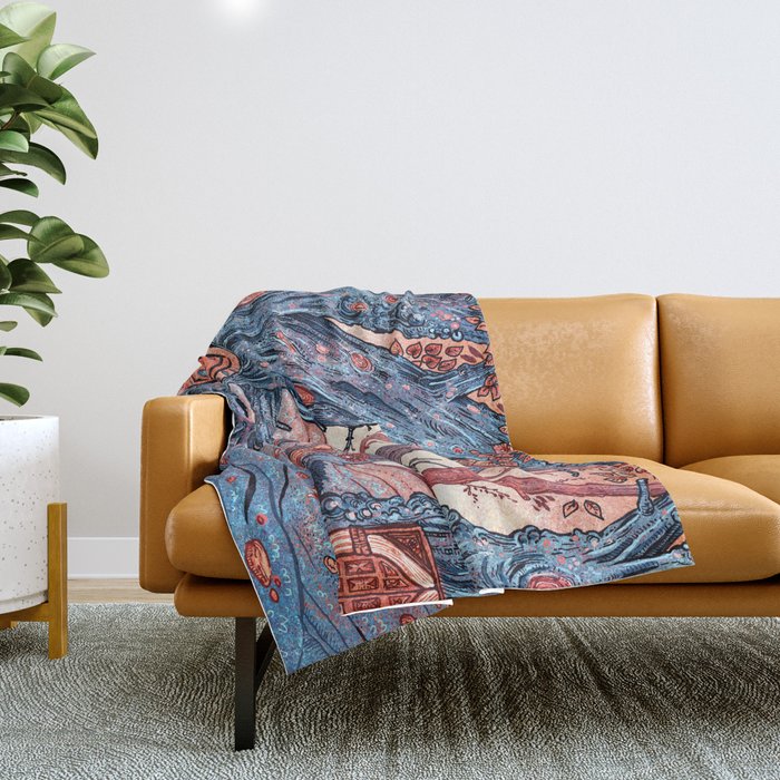 Story Time Throw Blanket Gallery Image 1