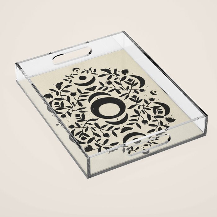 Whimsy Moon  Acrylic Tray Gallery Image 1