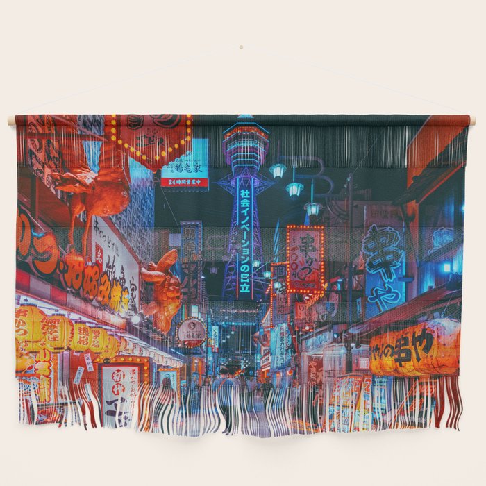 Osaka City Anime Scenes  Wall Hanging Gallery Image 1