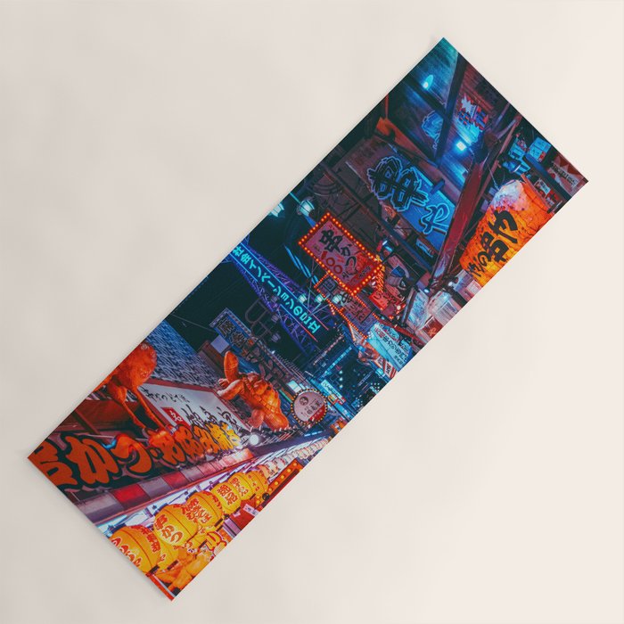 Osaka City Anime Scenes  Yoga Mat