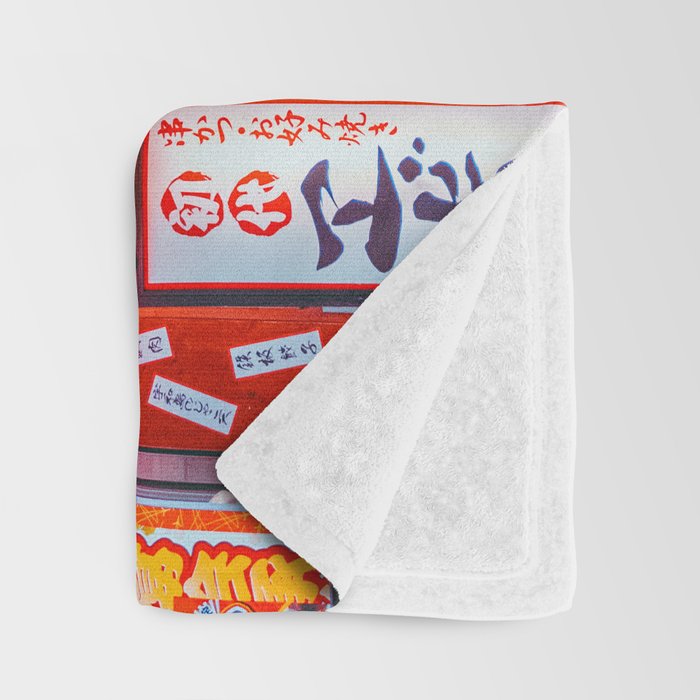 Osaka City Anime Scenes  Throw Blanket Gallery Image 3