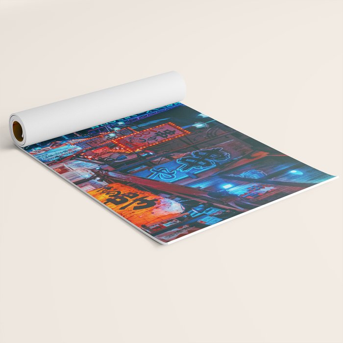 Osaka City Anime Scenes  Yoga Mat Gallery Image 2