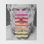Sculpture With A Spectrum 2 Throw Blanket Gallery Image 2