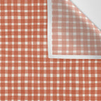 Red White Gingham Check Wall Tapestry Gallery Image 3