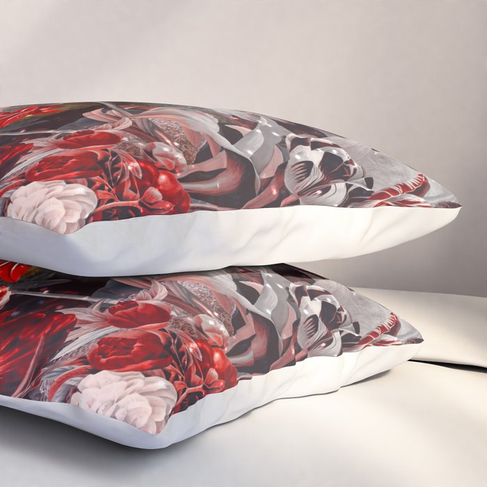 New Year's flowering night Pillow Sham Gallery Image 3
