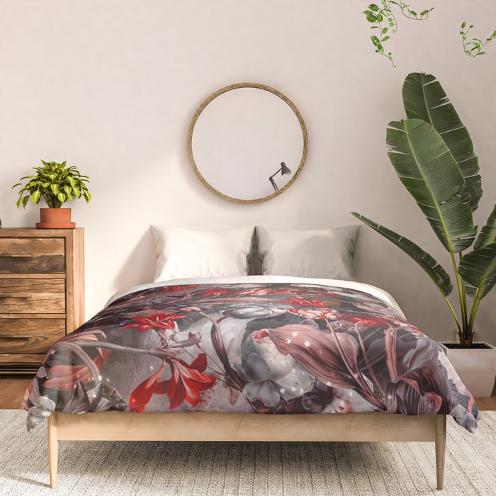 New Year's flowering night Comforter Gallery Image 3