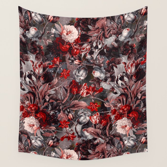 New Year's flowering night Wall Tapestry Gallery Image 4