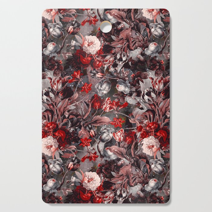 New Year's flowering night Cutting Board Gallery Image 1