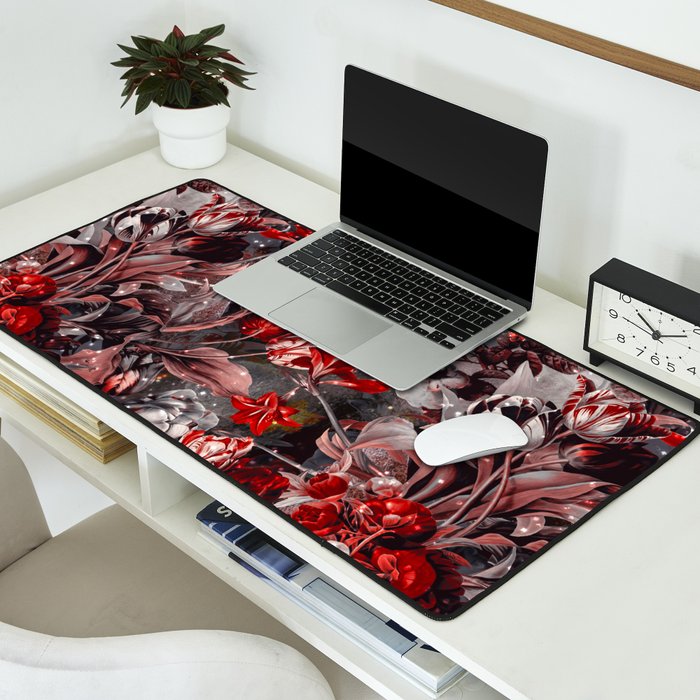 New Year's flowering night Desk Mat Gallery Image 2