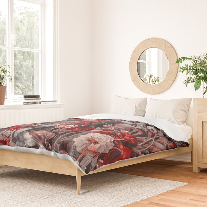 New Year's flowering night Duvet Cover Gallery Image 2