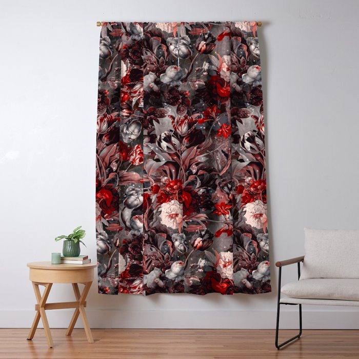 New Year's flowering night Window Curtain Gallery Image 5