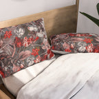 New Year's flowering night Pillow Sham Gallery Image 2