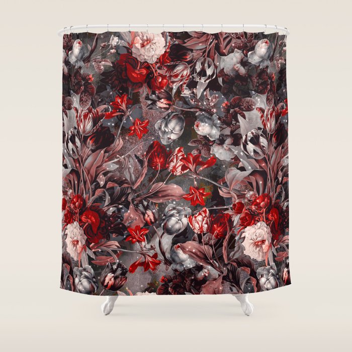 New Year's flowering night Shower Curtain Gallery Image 1