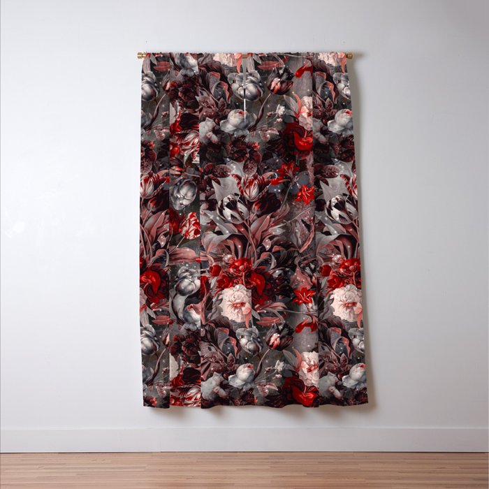 New Year's flowering night Window Curtain Gallery Image 3