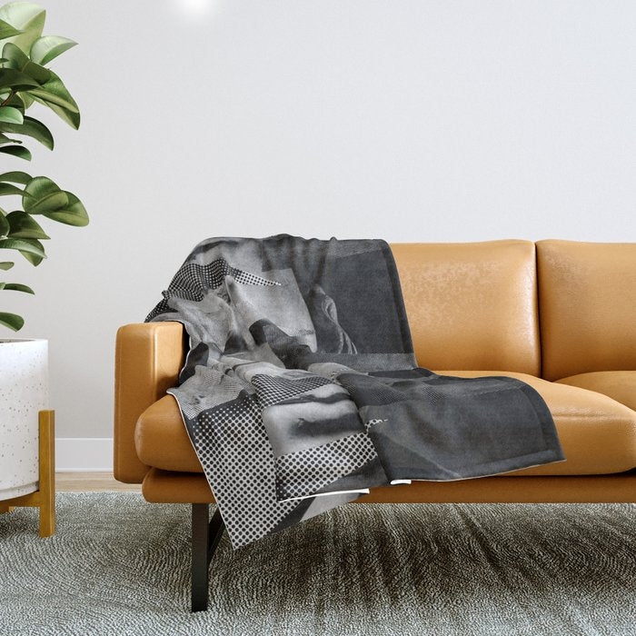 The Inhuman Barbarity of Chance Throw Blanket Gallery Image 1