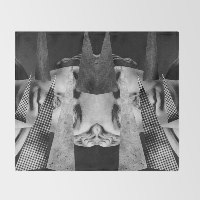 The Inhuman Barbarity of Chance Throw Blanket Gallery Image 2