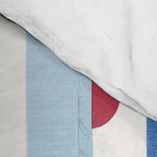 Handcrafted Blue Stripes and Red Dots Pattern Comforter Gallery Image 4