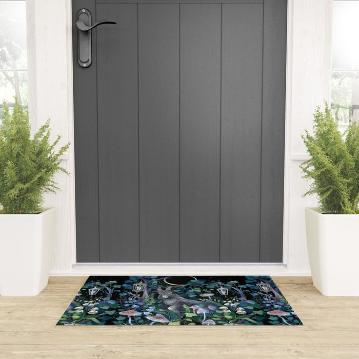 Black Goat Moon Garden Welcome Mat Gallery Image 3