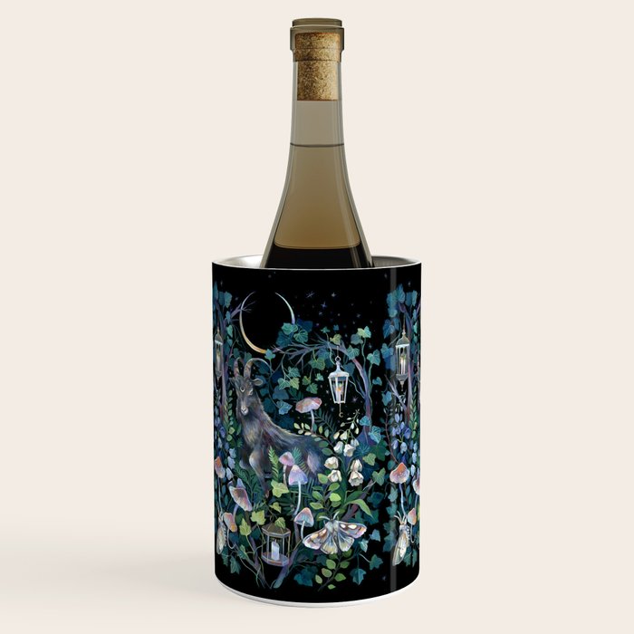 Black Goat Moon Garden Wine Chiller Gallery Image 2