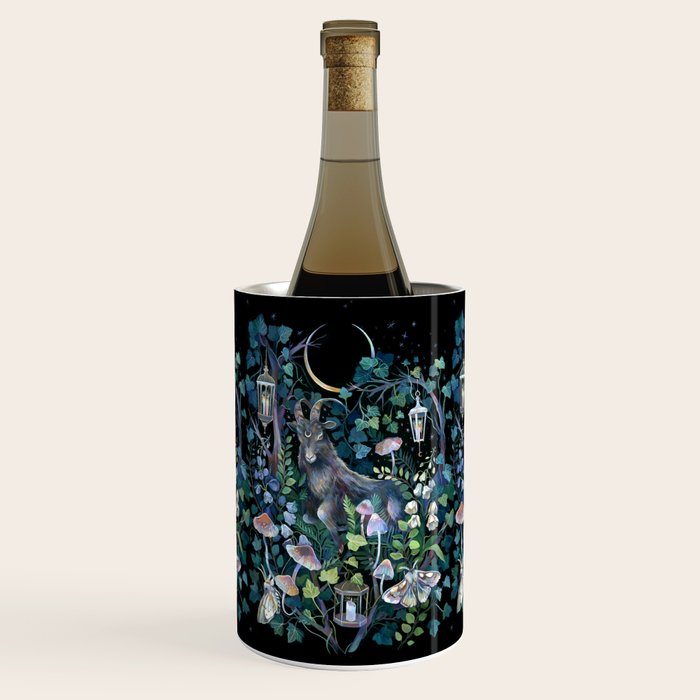 Black Goat Moon Garden Wine Chiller Gallery Image 1