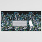Black Goat Moon Garden Desk Mat Gallery Image 1