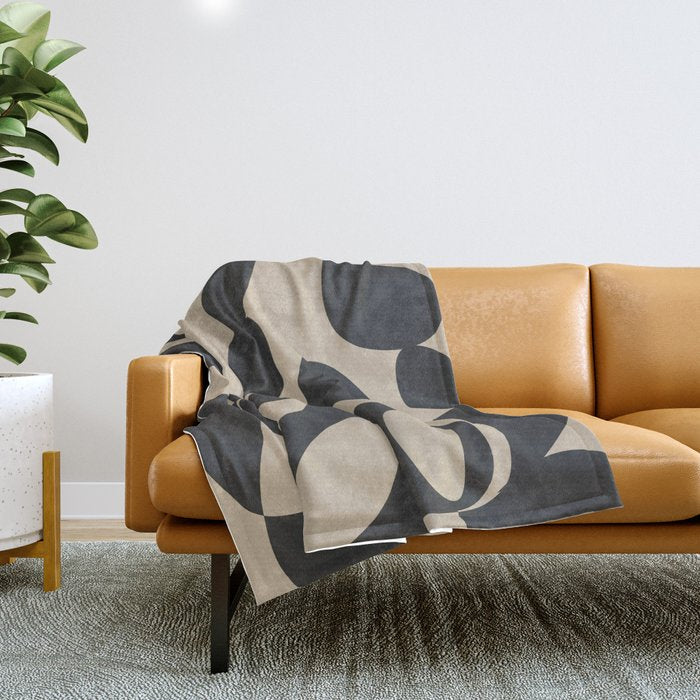 Abstract Shadow 2 Throw Blanket Gallery Image 1