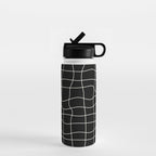 Warp Grid: Midnight Black Edition Water Bottle Gallery Image 1