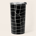 Warp Grid: Midnight Black Edition Travel Mug Gallery Image 2