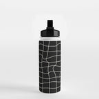 Warp Grid: Midnight Black Edition Water Bottle Gallery Image 2