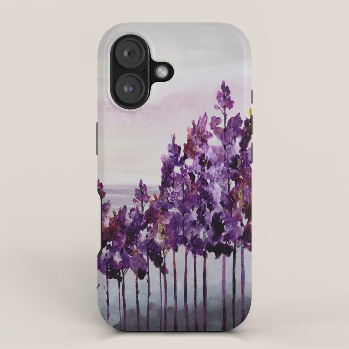 Purple Trees iPhone Case Gallery Image 1